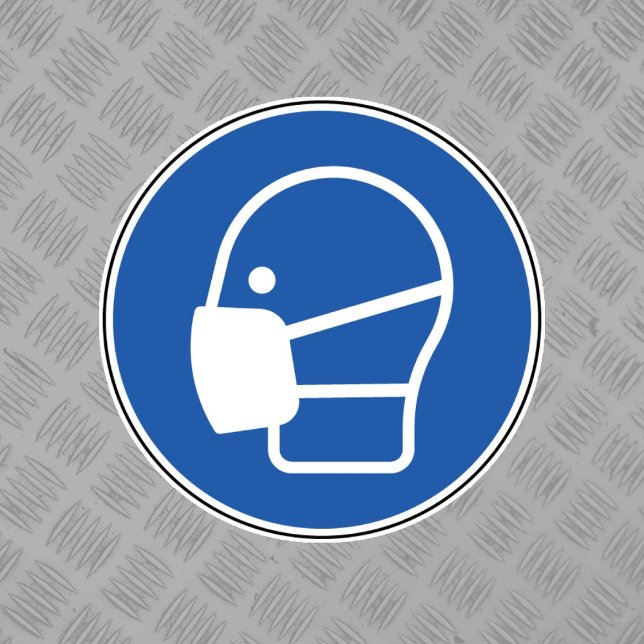 Wear Dust Mask Symbol Label (Creator Uploaded)