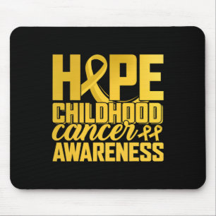 Wear Gold for Childhood Cancer Awareness Hope for Mouse Pad