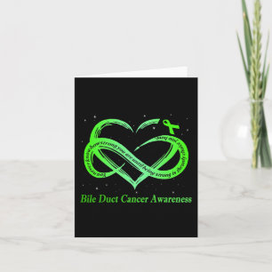 Wear Green For Bile Duct Cancer Awareness Warrior  Card
