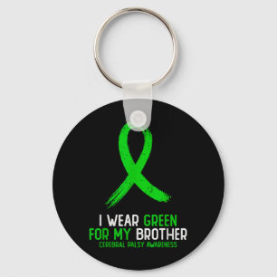 Wear Green for Brother Cerebral Palsy Awareness Key Ring