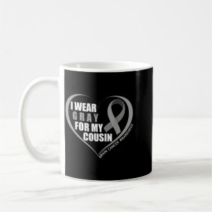 Wear Grey For Cousin Brain Cancer Awareness Month Coffee Mug