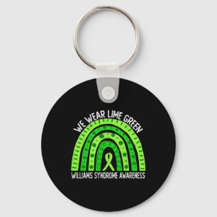 Wear Lime Green For Williams Syndrome Awareness Key Ring