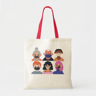 Wear Mask to protect us from Covid 19 Tote Bag