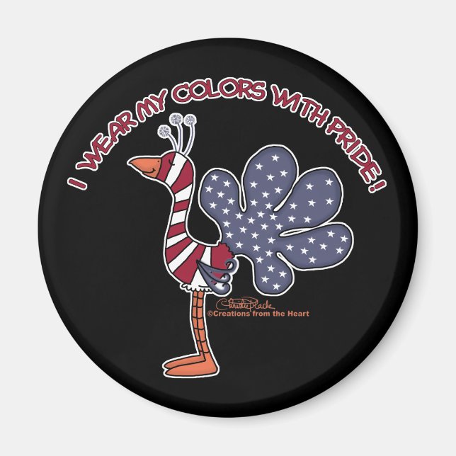 Wear My Colours with Pride Magnet (Front)