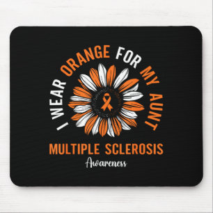 Wear orange for aunt multiple sclerosis awareness mouse pad