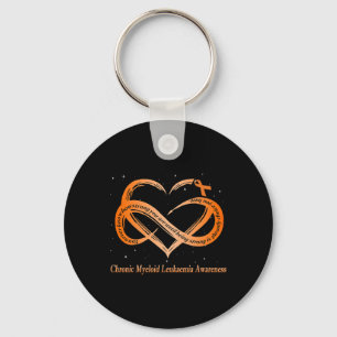 Wear Orange For Chronic Myeloid Leukaemia Warrior Key Ring