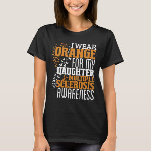Wear Orange For Daughter Ms Multiple Sclerosis Awa T-Shirt