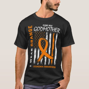 Wear Orange For Godmother Leukaemia Awareness Amer T-Shirt