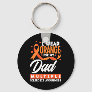 Wear Orange For My Dad Ms Dad Multiple Sclerosis A Key Ring