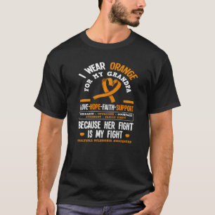 Wear Orange For My Grandpa Ms Multiple Scelrosis A T-Shirt