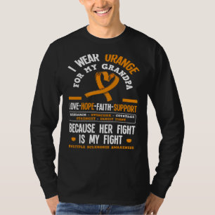 Wear Orange For My Grandpa Ms Multiple Scelrosis A T-Shirt