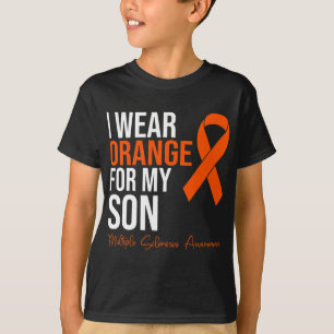 Wear Orange For My Son Ms Warrior Multiple Scleros T-Shirt