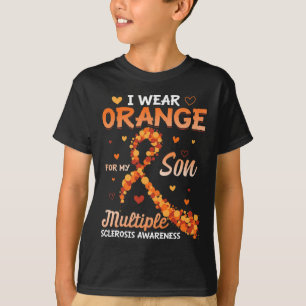Wear Orange For My Son Multiple Sclerosis Awarenes T-Shirt
