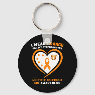 Wear Orange For Stepdaughter Multiple Sclerosis Aw Key Ring