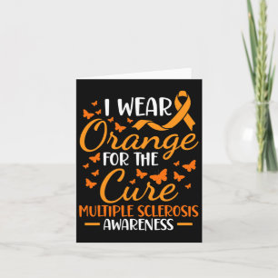 Wear Orange - Multiple Sclerosis Awareness Orange Card