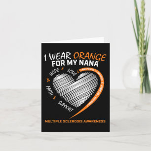 Wear Orange Nana Multiple Sclerosis Products Ms Aw Card