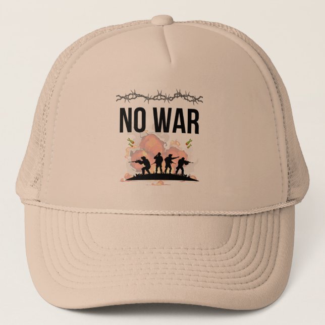 Wear Peace, Spread Love Trucker Hat (Front)