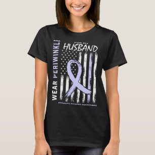 Wear Periwinkle For Husband Stomach Cancer T-Shirt