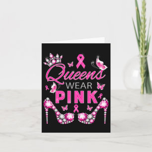 Wear Pink Breast Cancer Awareness Ribbon Support G Card