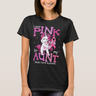 Wear Pink For My Aunt Shirt Breast Cancer Awarenes