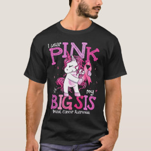 Wear Pink For My Sister Shirt Breast Cancer Awaren