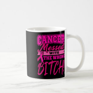 Wear Pink World Cancer Day Gift Pink Ribbon Chemot Coffee Mug