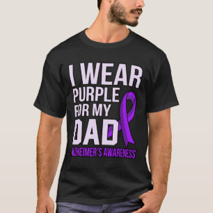 Wear Purple For Dad Heimerheimer's Awareness Ribbo T-Shirt