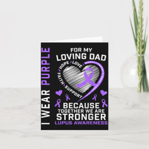 Wear Purple For Dad Lupus Awareness Month Products Card