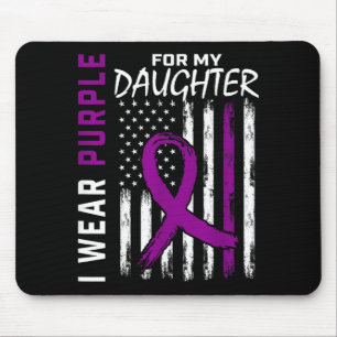 Wear Purple For Daughter Lupus Awareness American Mouse Pad