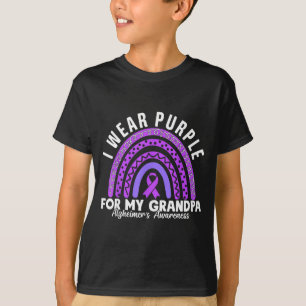 Wear Purple For Grandpa Dementia Alzheimers T-Shirt
