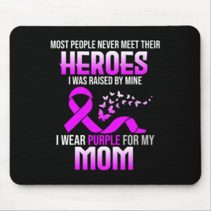 Wear Purple For Mum Pancreatic Cancer Awareness Gr Mouse Pad