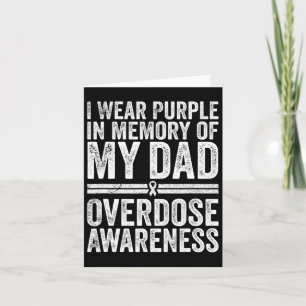Wear Purple For My Dad Card