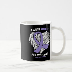 Wear Purple For My Fiance Fibromyalgia Awareness 1 Coffee Mug