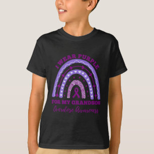 Wear Purple For My Grandson Overdose Awareness Rai T-Shirt
