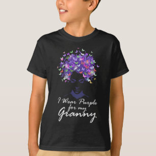 Wear Purple For My Granny Support Alzheimerheimer T-Shirt