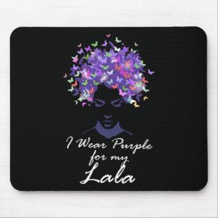Wear Purple For My Lala Mum Support Alzheimerheime Mouse Pad