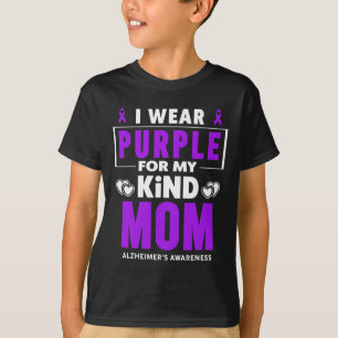 Wear Purple For My Mum Alzheimerheimer Awareness  T-Shirt