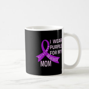 Wear Purple For My Mum Alzheimerheimer's Disease A Coffee Mug