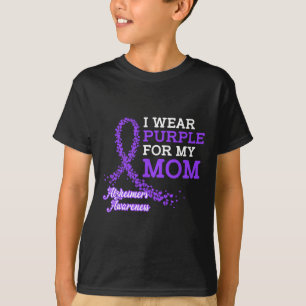 Wear Purple For My Mum Alzheimer's Awareness Band T-Shirt