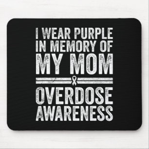 Wear Purple For My Mum Mouse Pad