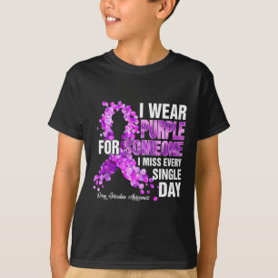 Wear Purple For Someone I Miss Drug Overdose Aware T-Shirt