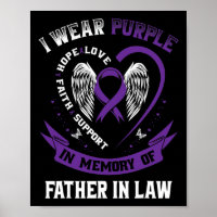 Wear Purple In Memory Of My Father In Law Pancreat