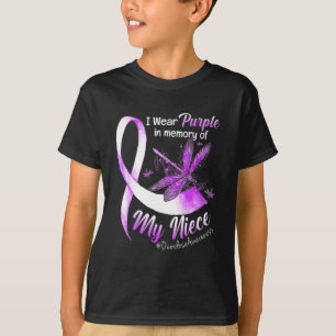 Wear Purple In Memory Of My Niece Overdose Awarene T-Shirt