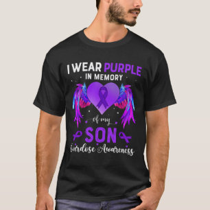 Wear Purple In Memory Of My Son Overdose Awareness T-Shirt