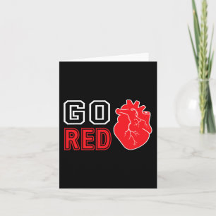 Wear Red Day Go Red Heart Disease Awareness 2025 R Card