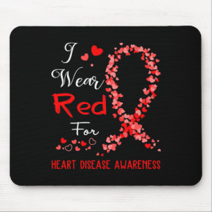 Wear Red For Heart Disease Awareness  Mouse Pad