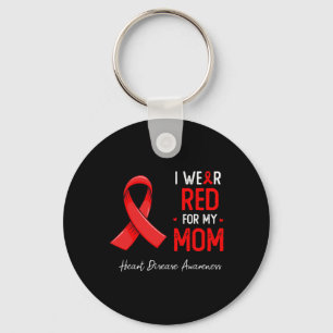 Wear Red For My Mum Heart Disease Awareness Month Key Ring