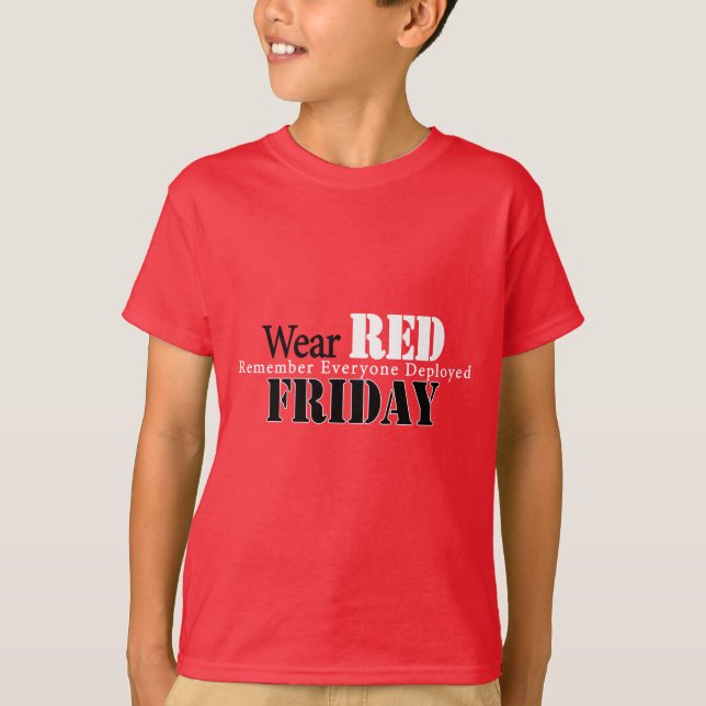 Wear Red on Friday T-Shirt (Front)