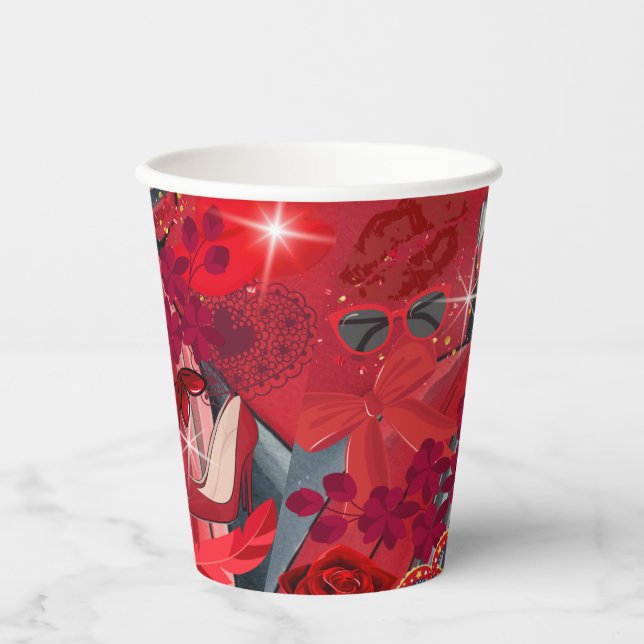 Wear Red Paper Cups (Front)