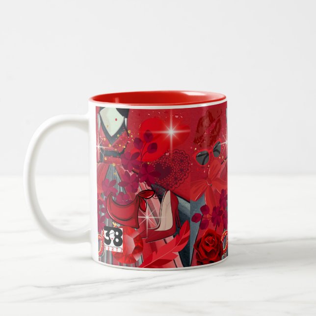 Wear Red Two-Tone Coffee Mug (Left)